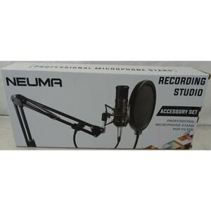 Neuma Recording Studio Accessory Set Professional Microphone Stand & Pop Filter